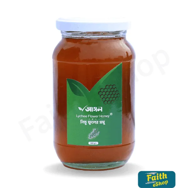 লিচু ফুলের মধু  ৫০০ গ্রাম (Lychee Flower Honey) 500gm