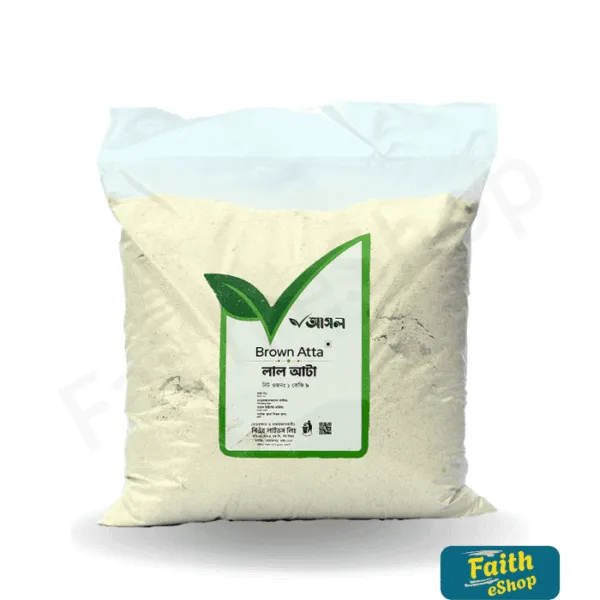 লাল আটা ১ কেজি (Brown Atta) 1kg