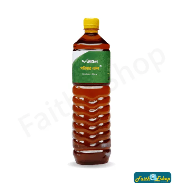 সরিষার তেল-ঘানি ভাঙ্গা ১ লিটার (Mustard Oil - Ghani vanga) 1ltr